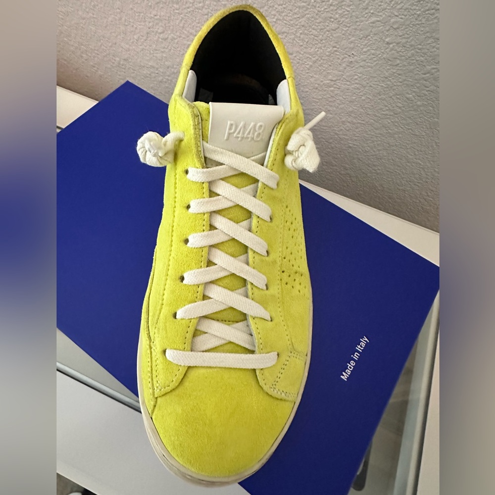 P448 John Platform Sneaker in Sunshine - Picture 12 of 13